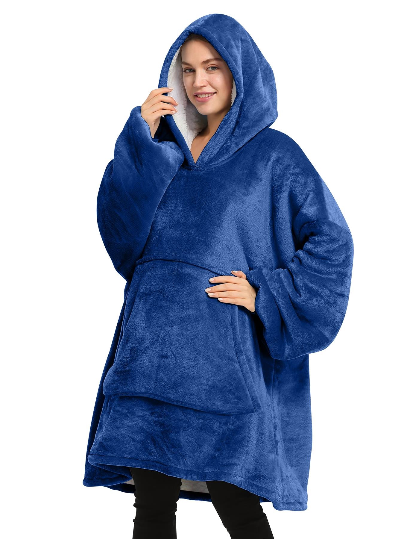 Capuche Surdimensionné Couverture Polaire XL