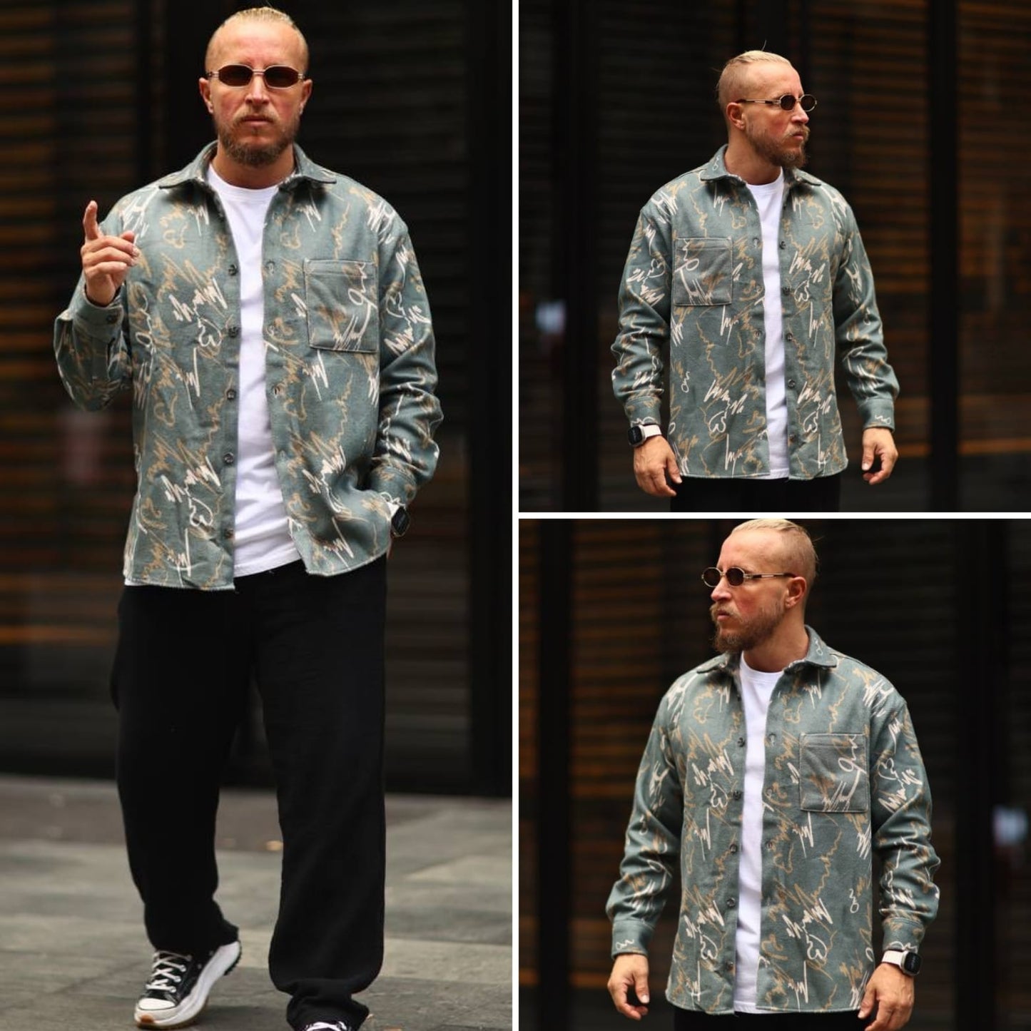 chemise oversize nouveau Design Super haute qualité solde