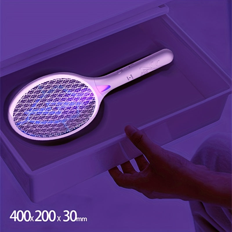Raquette anti-moustiques électrique