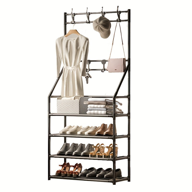 Porte-chaussures et -manteau Sur Pied, Avec 4/5 Couches