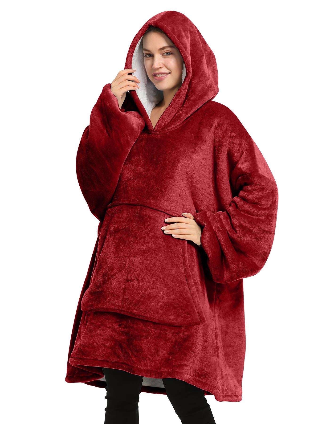 Capuche Surdimensionné Couverture Polaire XL