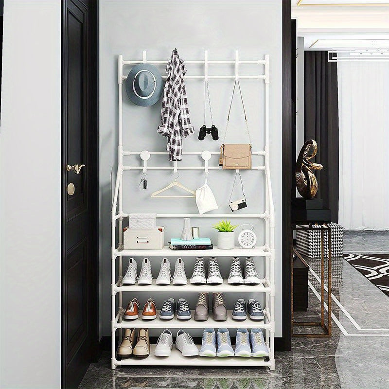 Porte-chaussures et -manteau Sur Pied, Avec 4/5 Couches