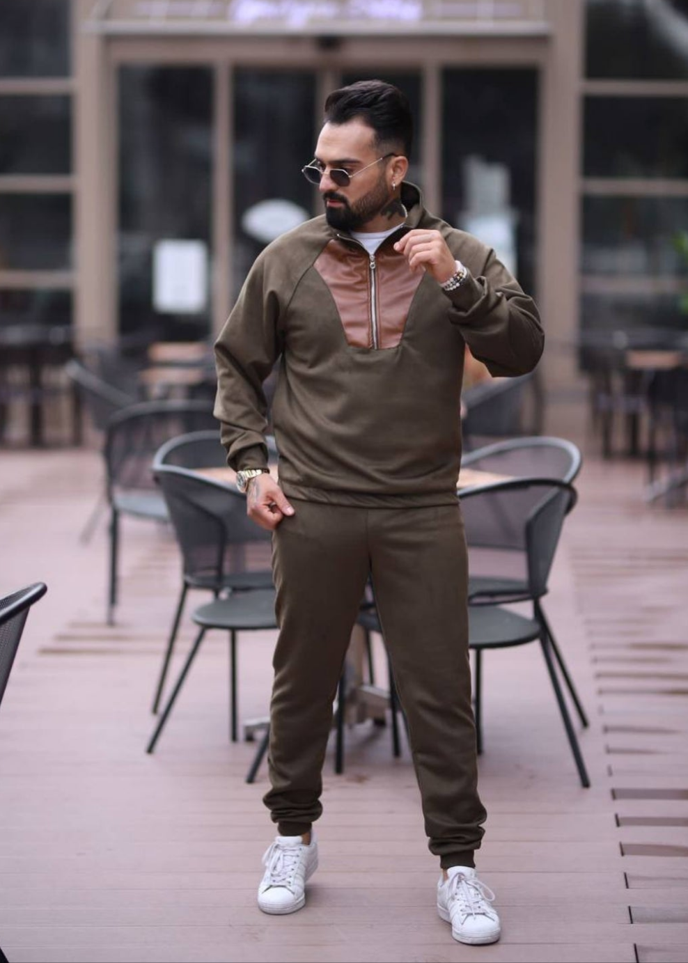 Ensemble vêtements homme tissu dan turkya