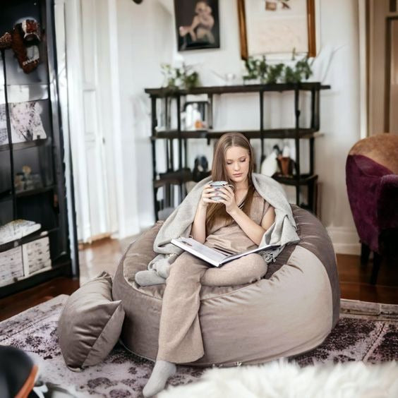 fauteuil pouf lux canapé