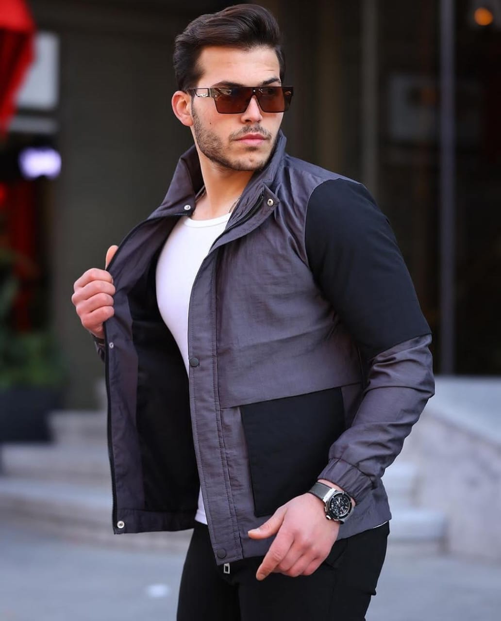 Vestes Tendance pour Hommes – Alliez Chic et Praticité Gris