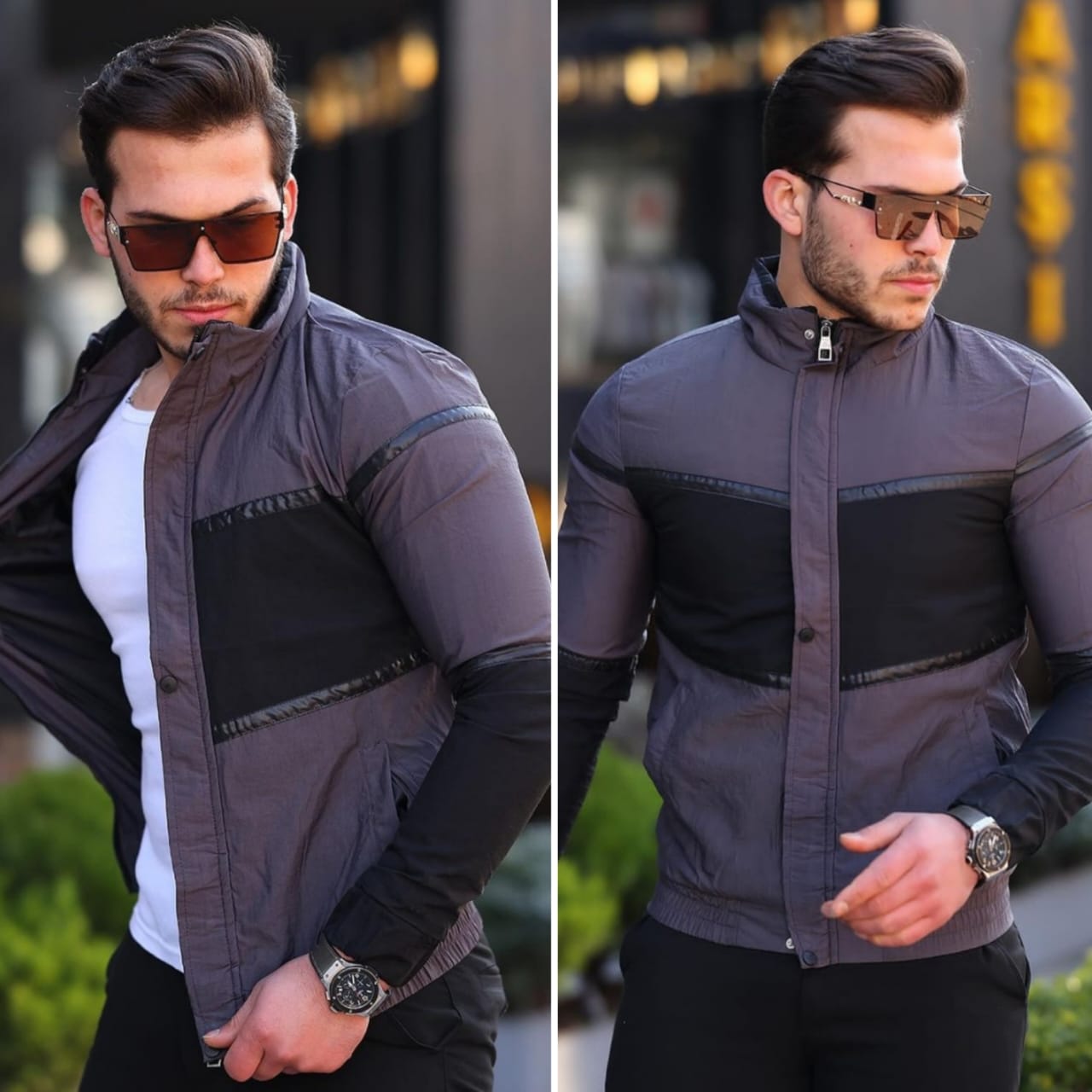 Vestes Tendance pour Hommes – Alliez Chic et Praticité Gris