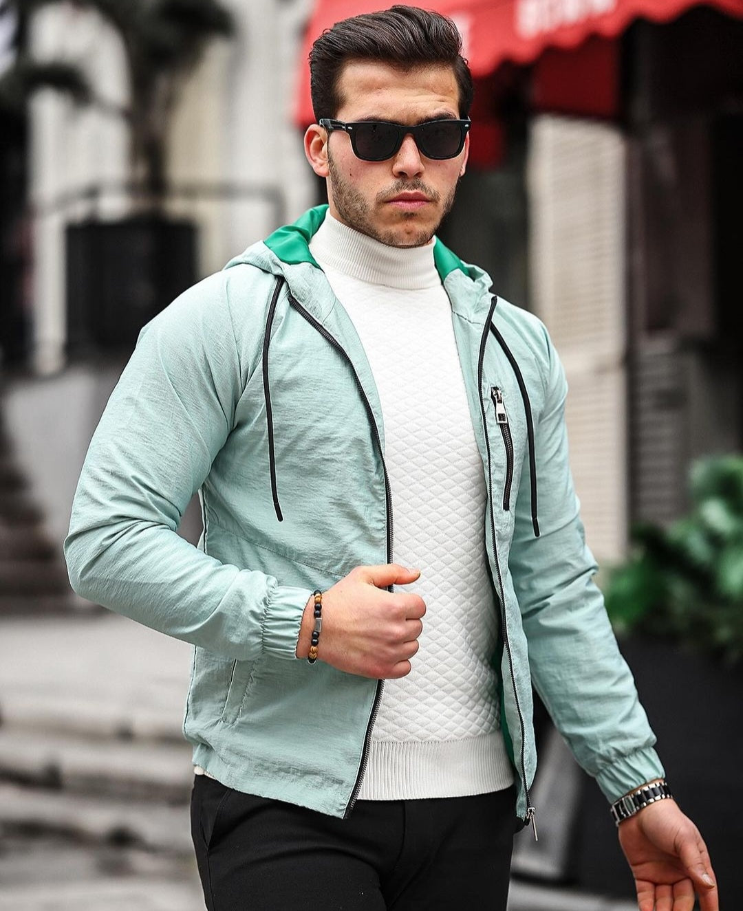 Vestes Tendance pour Hommes – Alliez Chic et Praticité bleu ciel