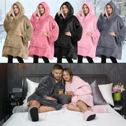 Capuche Surdimensionné Couverture Polaire XL