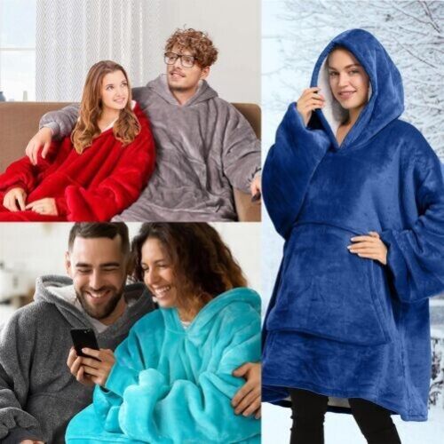 Capuche Surdimensionné Couverture Polaire XL