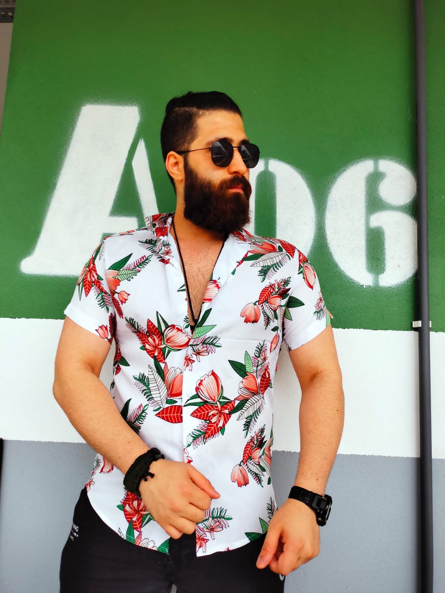 Chemise Floral Tahiti Summer Pour Hommes