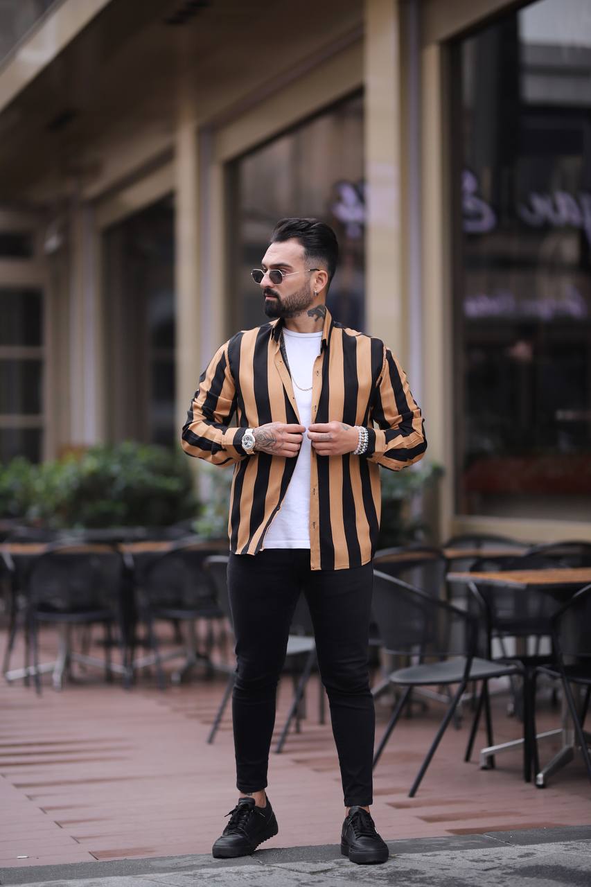 Chemise Homme Élégante – Confection Turque en Coton Premium 🥰