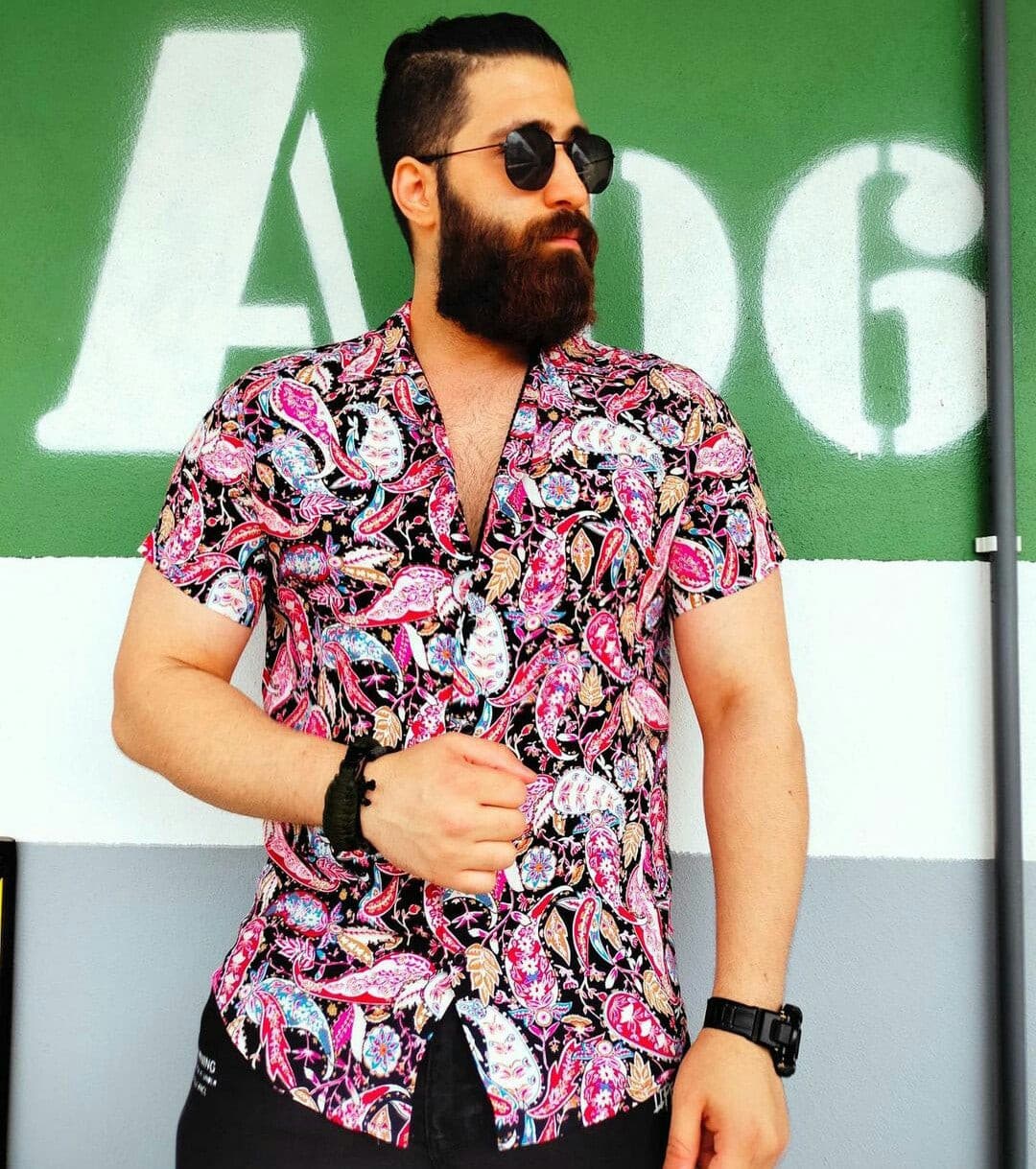 Chemise Floral Tahiti Summer Pour Hommes