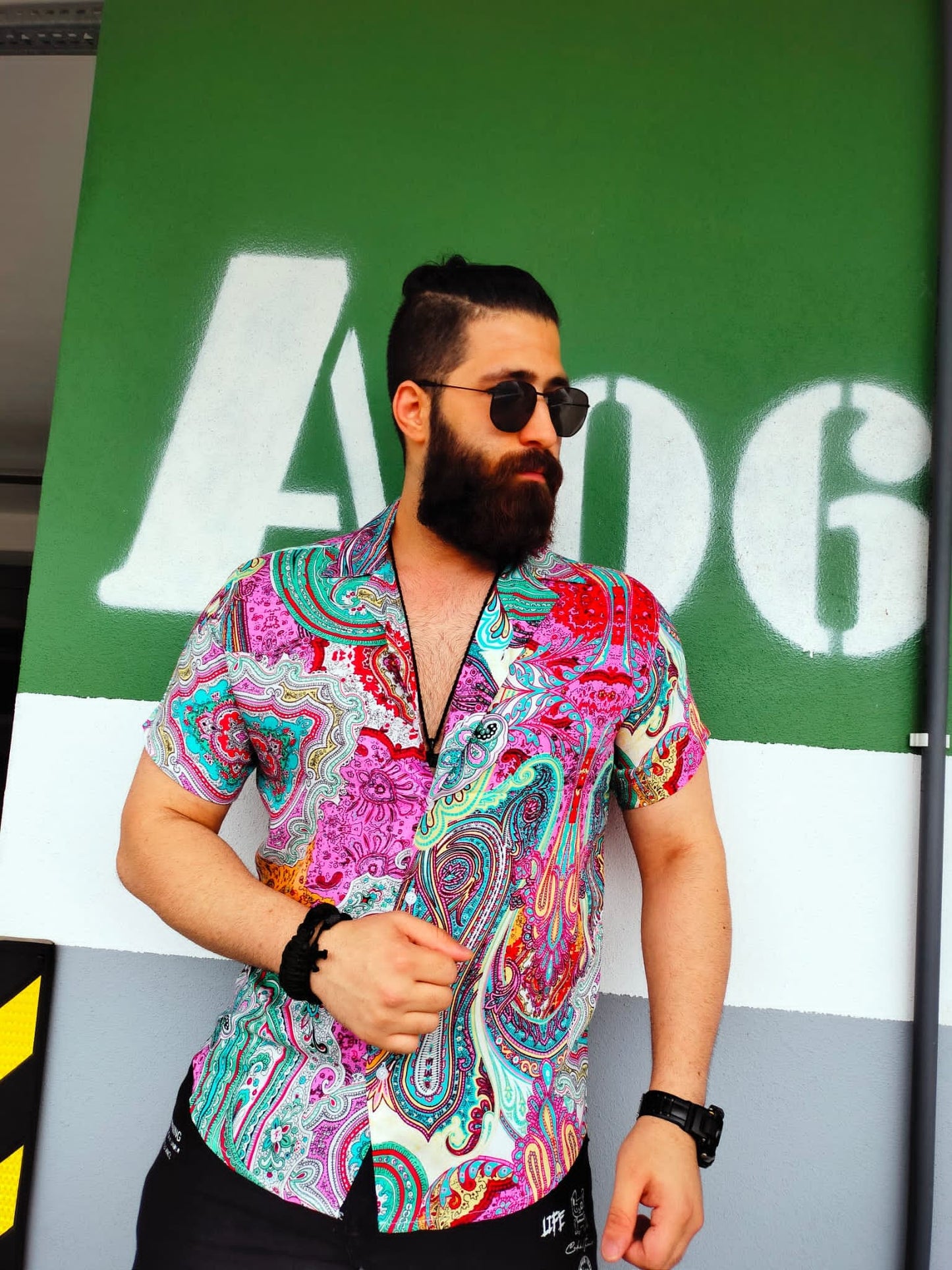 Chemise Floral Tahiti Summer Pour Hommes