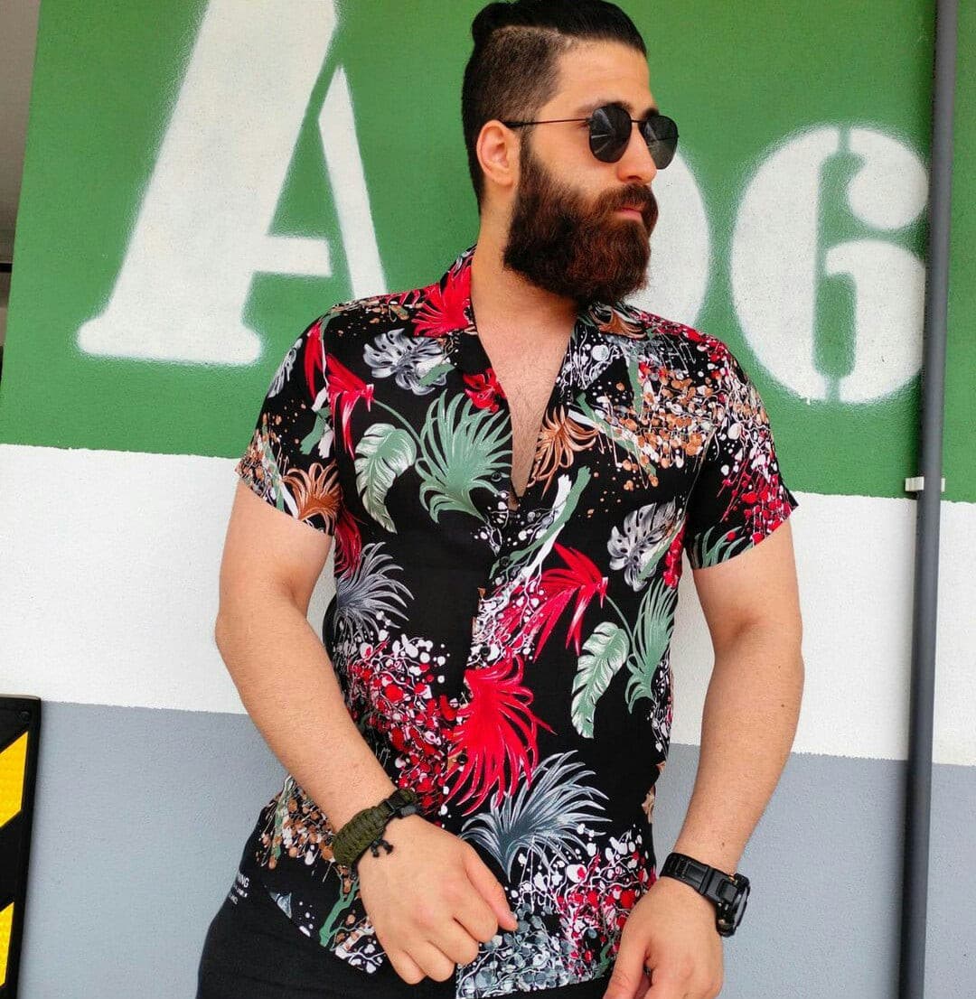 Chemise Floral Tahiti Summer Pour Hommes