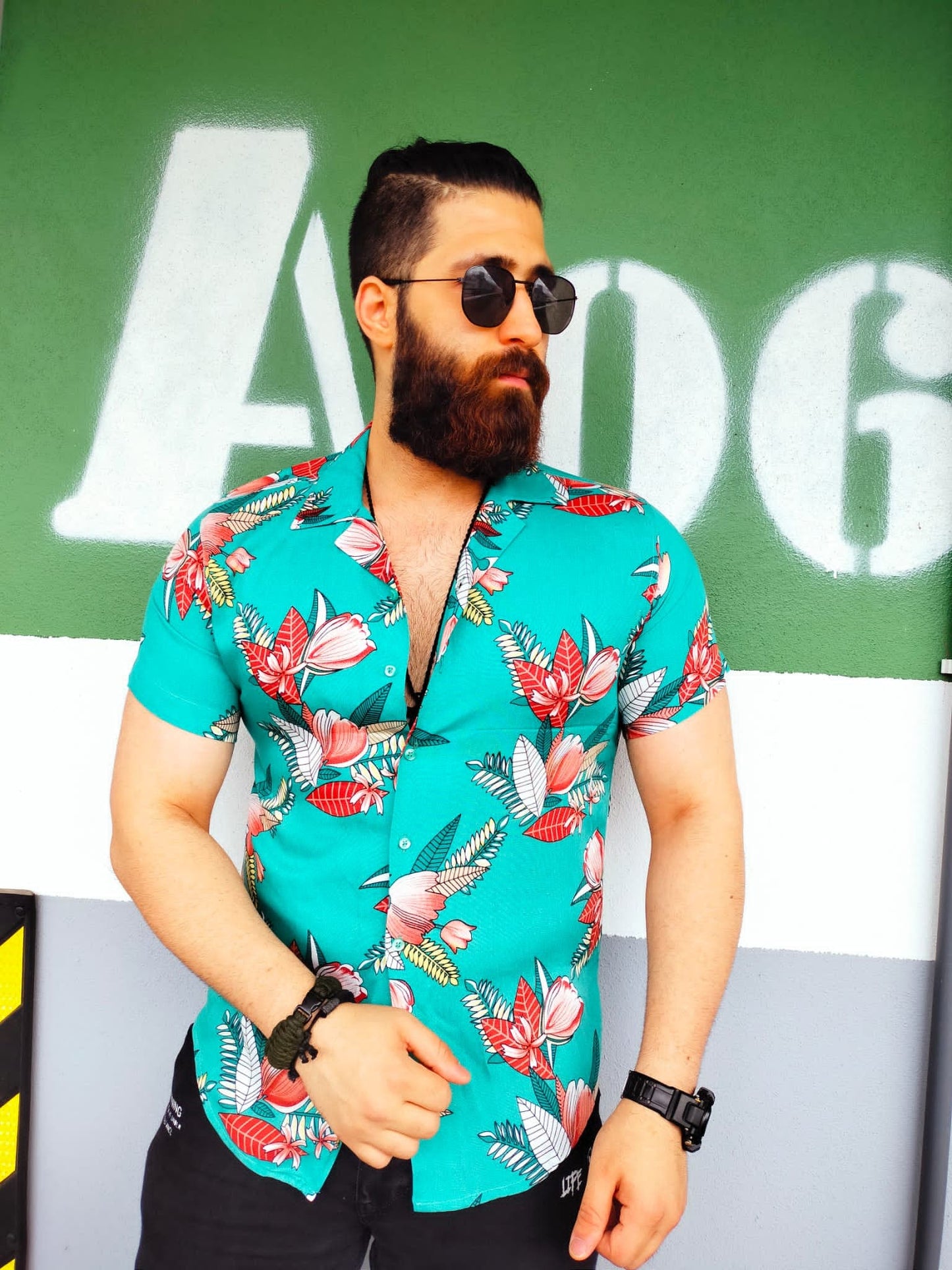 Chemise Floral Tahiti Summer Pour Hommes