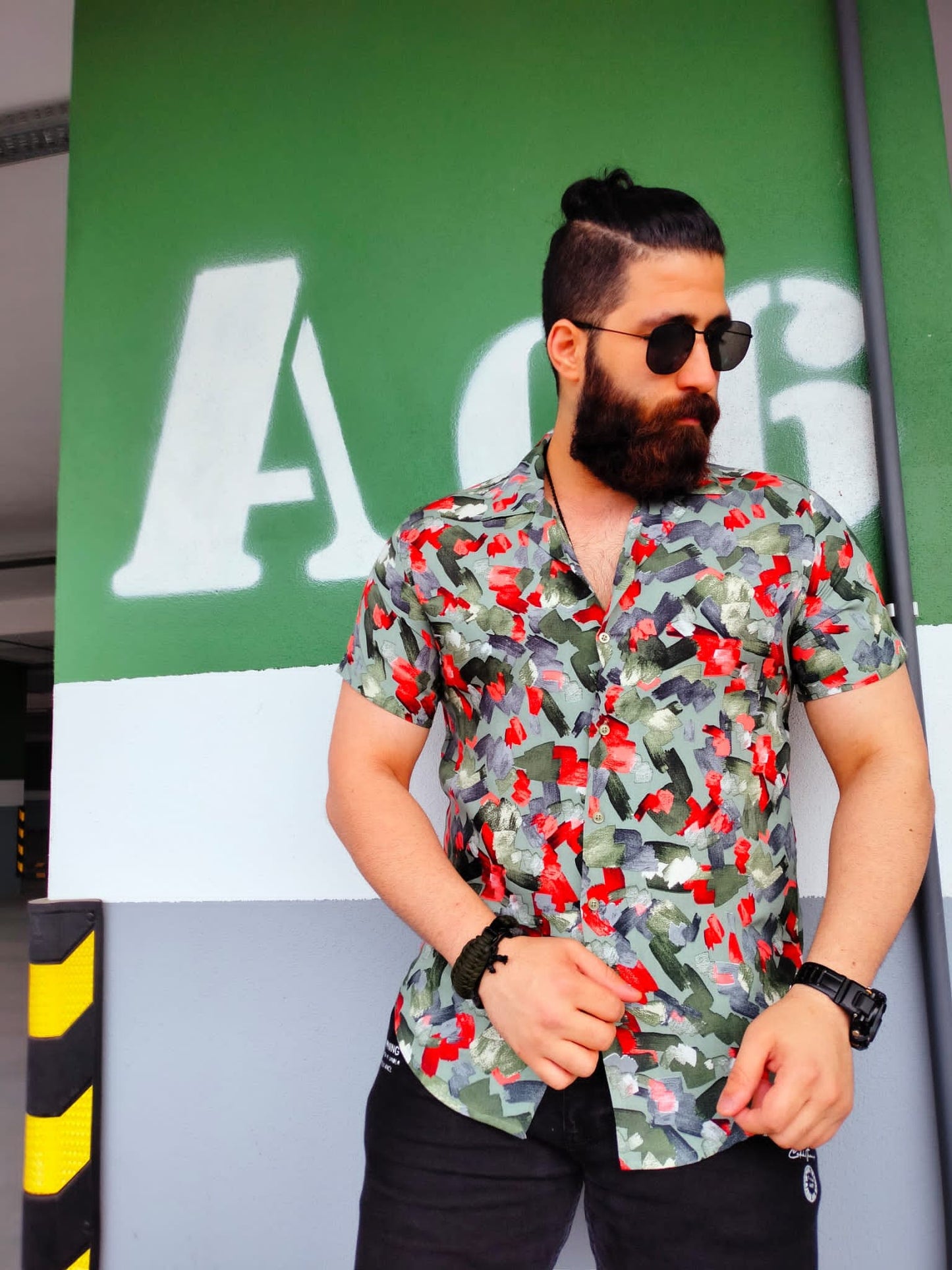 Chemise Floral Tahiti Summer Pour Hommes