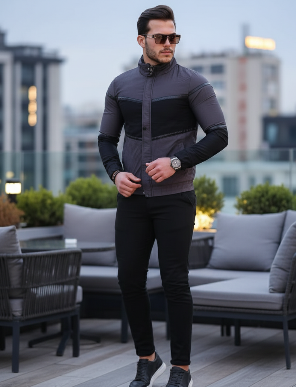 Vestes Tendance pour Hommes – Alliez Chic et Praticité Gris
