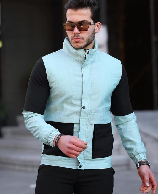 Vestes Tendance pour Hommes – Alliez Chic et Praticité bleu ciel