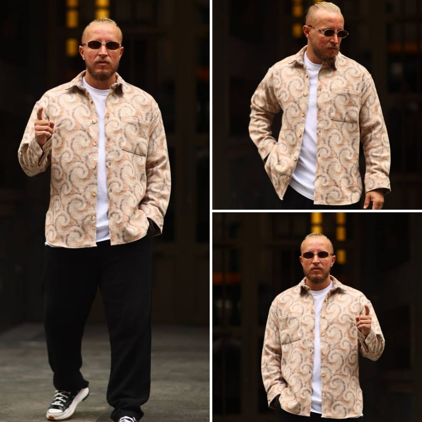 chemise oversize nouveau Design Super haute qualité
