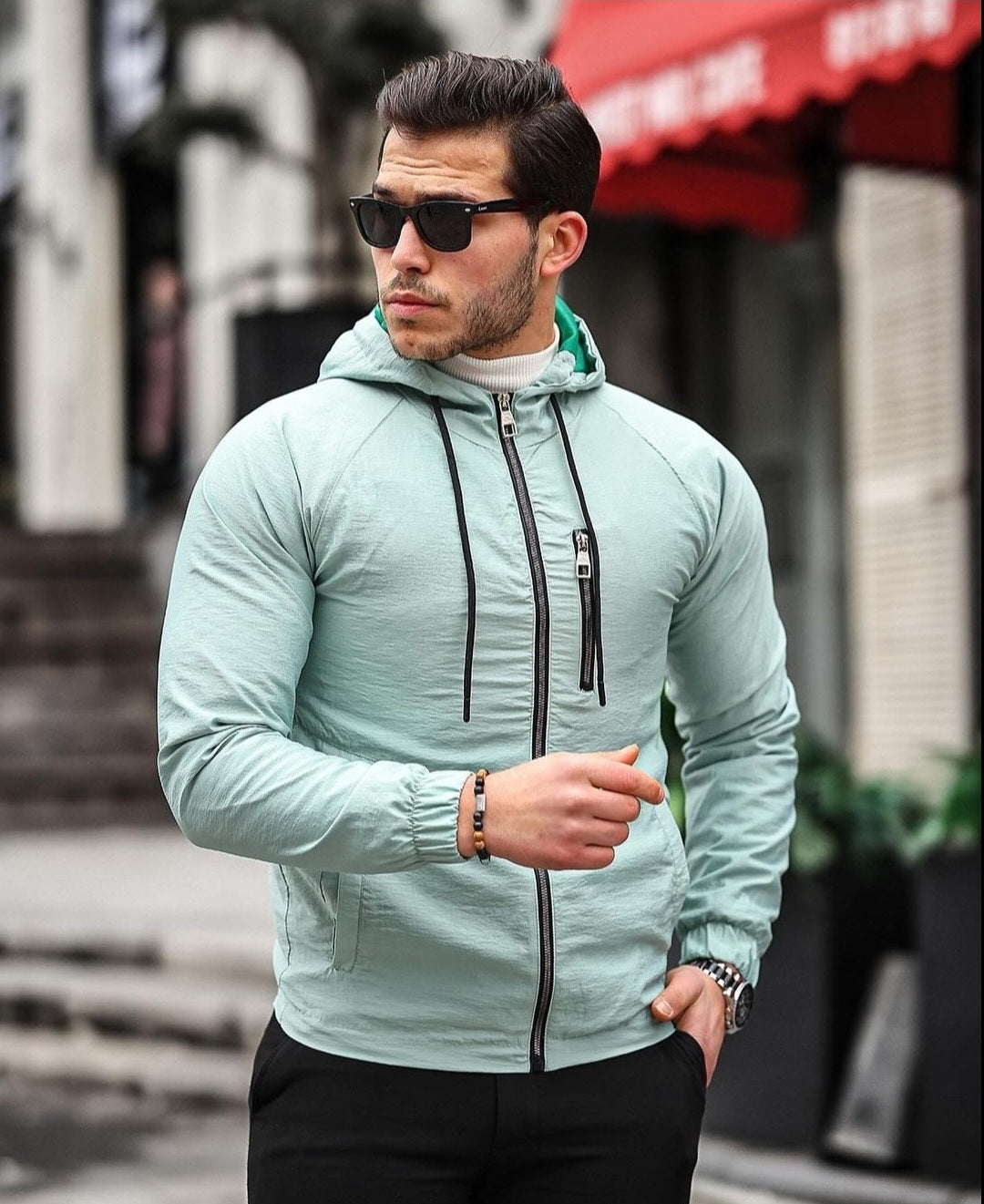 Vestes Tendance pour Hommes – Alliez Chic et Praticité  bleu ciel