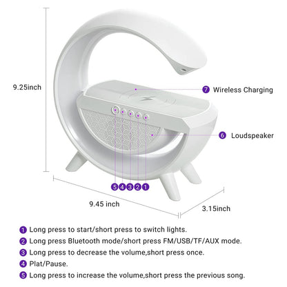 Lampe de table avec haut-parleurs Bluetooth