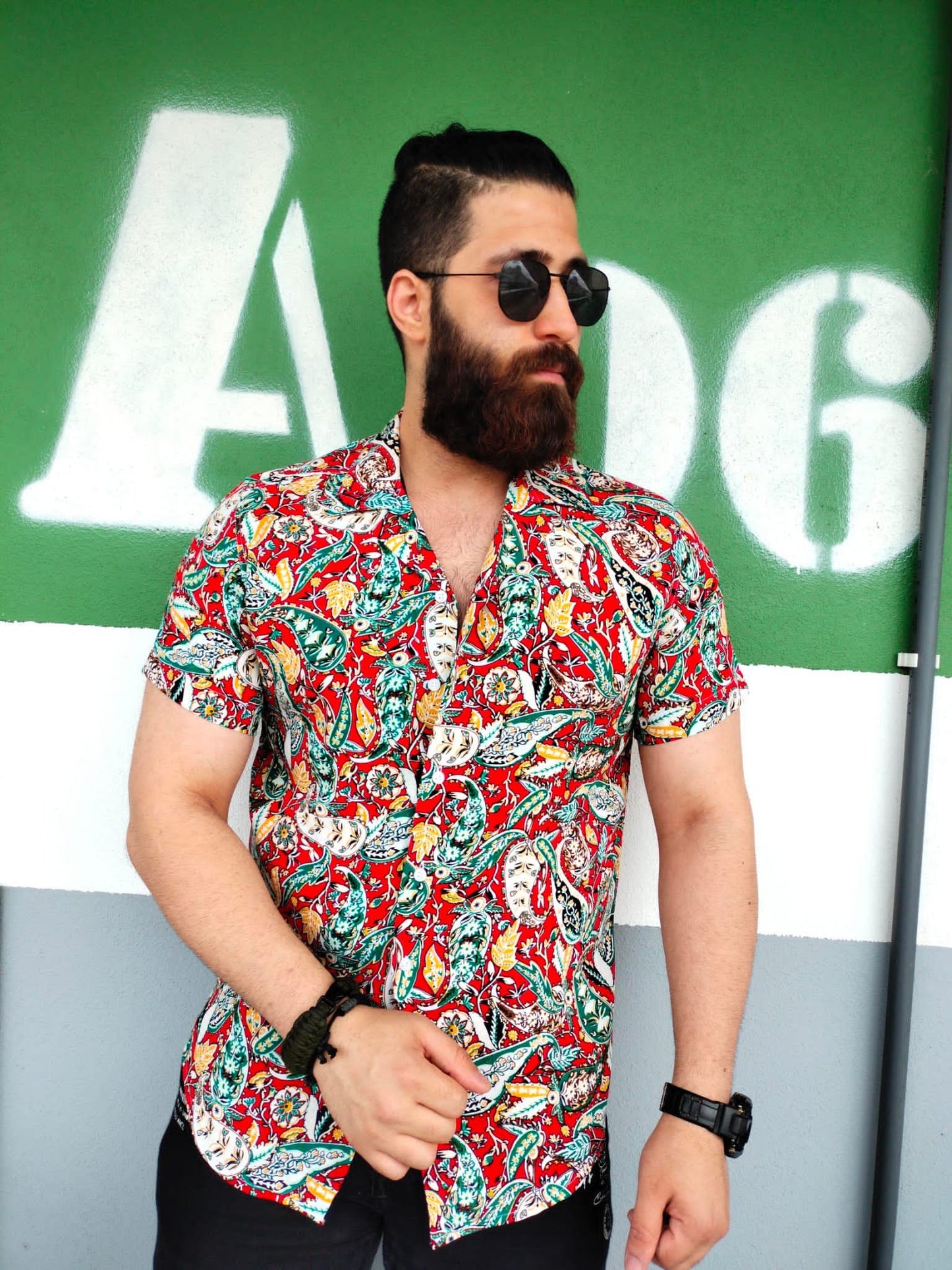 Chemise Floral Tahiti Summer Pour Hommes