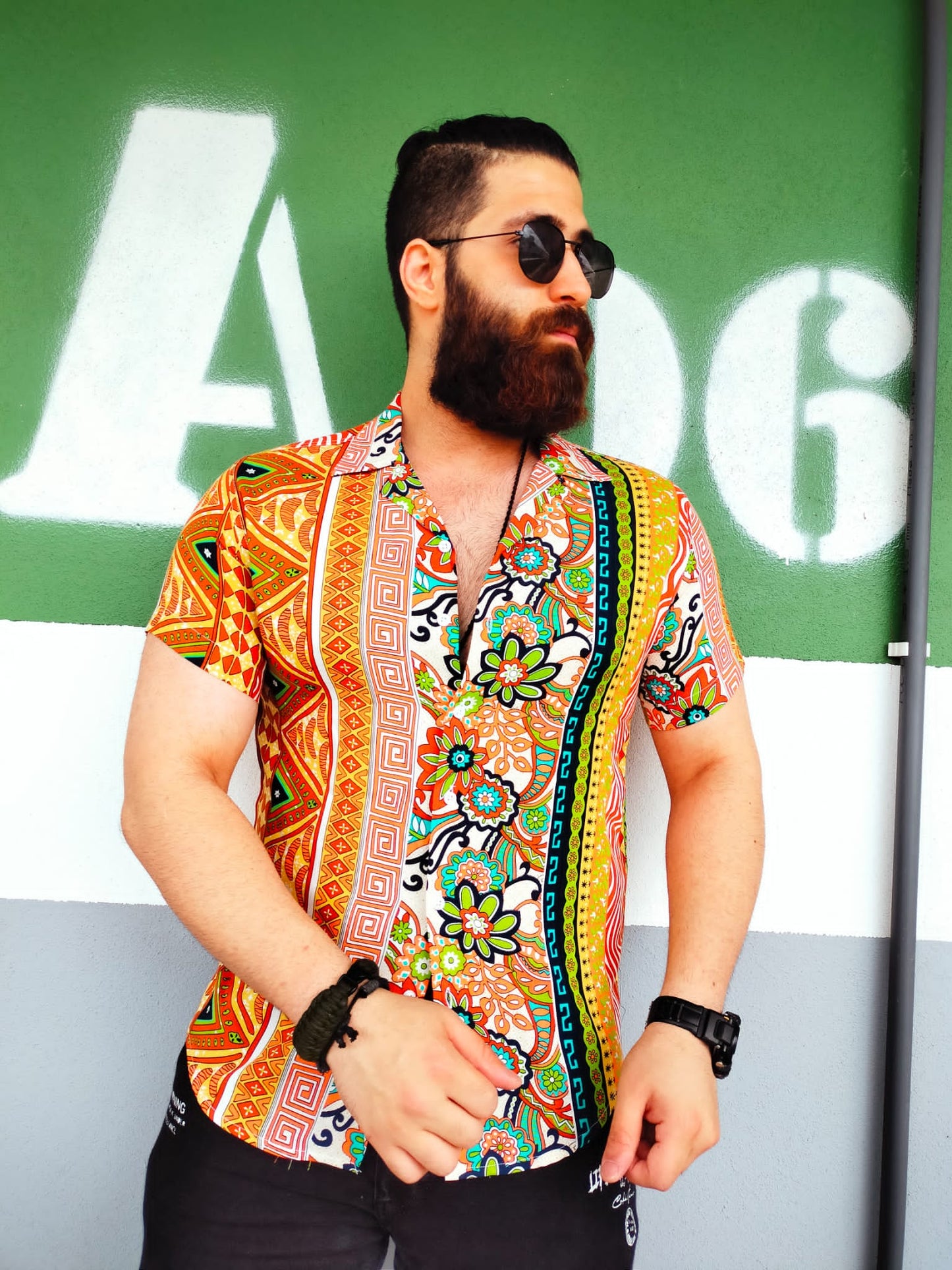 Chemise Floral Tahiti Summer Pour Hommes