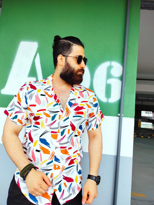 Chemise Floral Tahiti Summer Pour Hommes