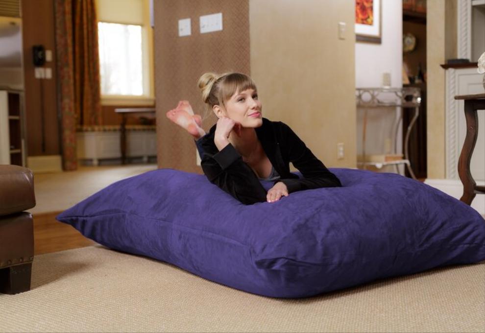 Pouf confortable TV
