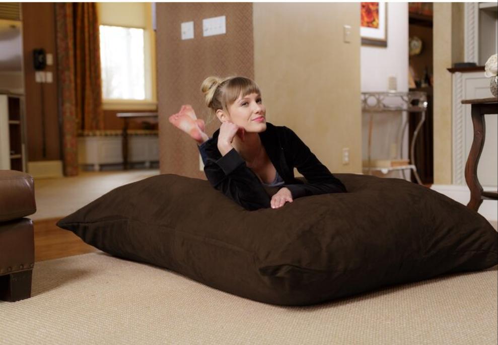 Pouf confortable TV