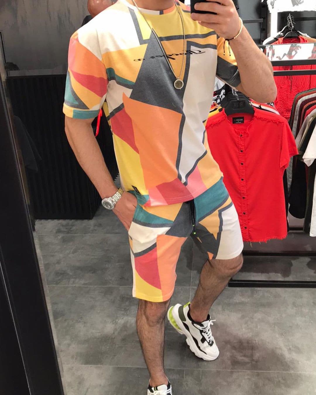 ensemble tshirt short